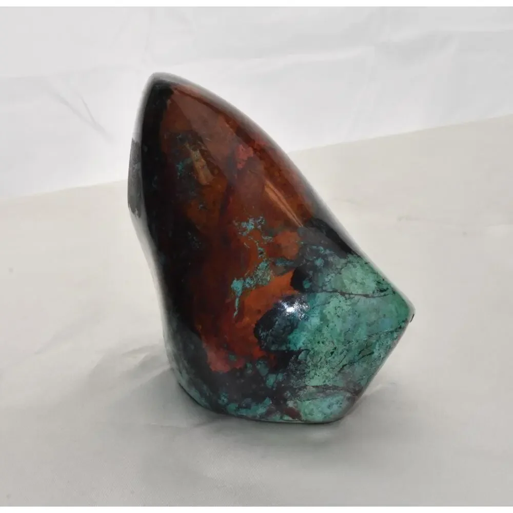 Sonora Sunset Standup Polished Free Form Rock | Mineral Specimens, Orange Teal